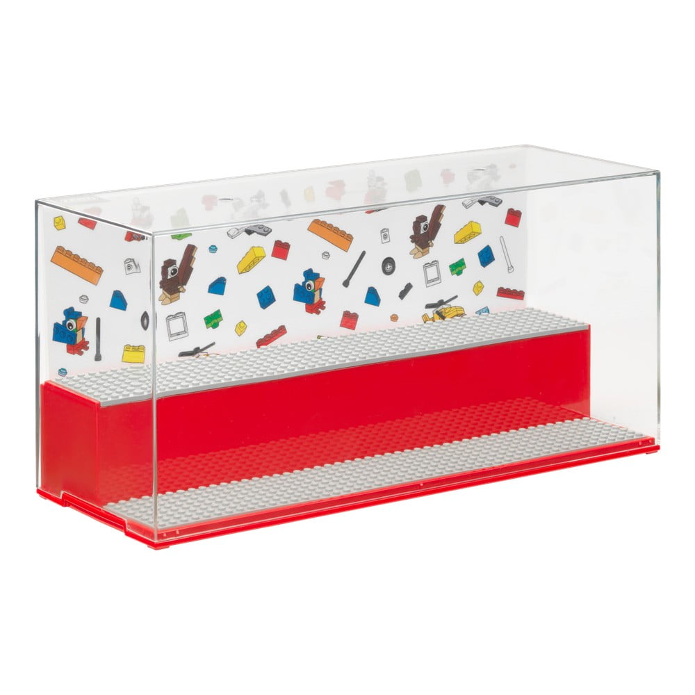 Červená herní a sběratelská skříňka LEGO®