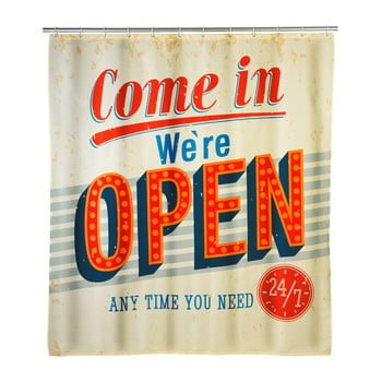 Perdea duș wenko open, 180 x 200 cm