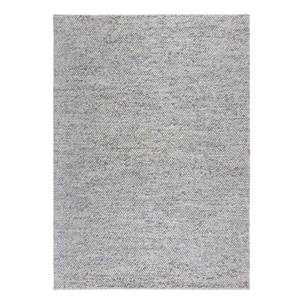 Světle modrý ručně tkaný koberec s příměsí vlny 160x230 cm Minerals – Flair Rugs