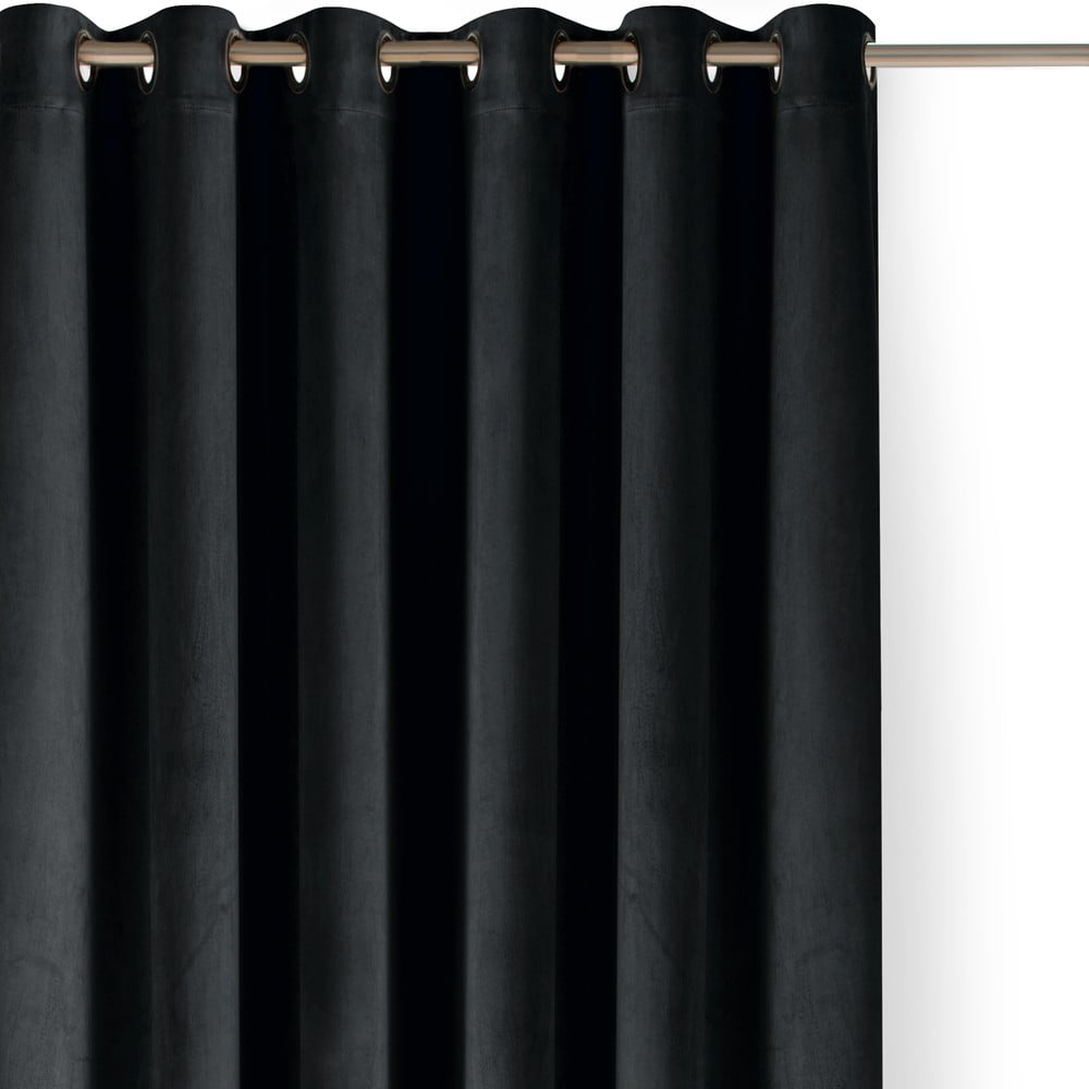 Černý sametový dimout závěs 200x300 cm Velto – Filumi