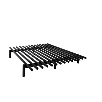 Cadru pat din lemn de pin Karup Design Pace Black, 180 x 200 cm, negru imagine