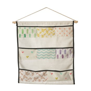 Organizator de perete cu buzunare surdic geometric