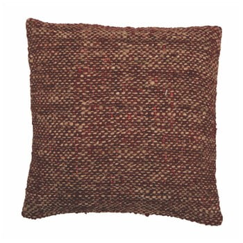 Pernă ziczac chambray, 45 x 45 cm, roșu