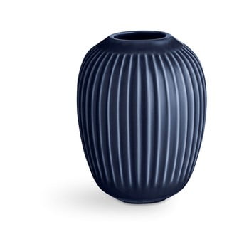 Vază din ceramică Kähler Design Hammershoi, înălțime 10 cm, albastru închis