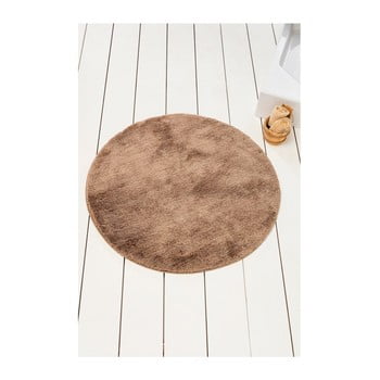 Covor de baie colors of cap, ⌀ 90 cm, bej maroniu