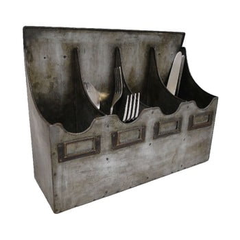 Suport pentru tacâmuri antic line metal zinc