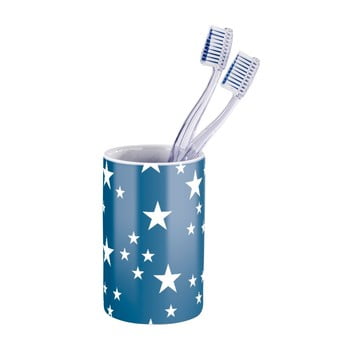 Suport pentru periuțe de dinți wenko stella blue, alb albastru