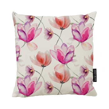 Pernă din bumbac butter king pink tulips, 50 x 50 cm