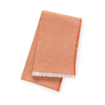 Pled din amestec de bumbac euromant linen, 140 x 180 cm, portocaliu