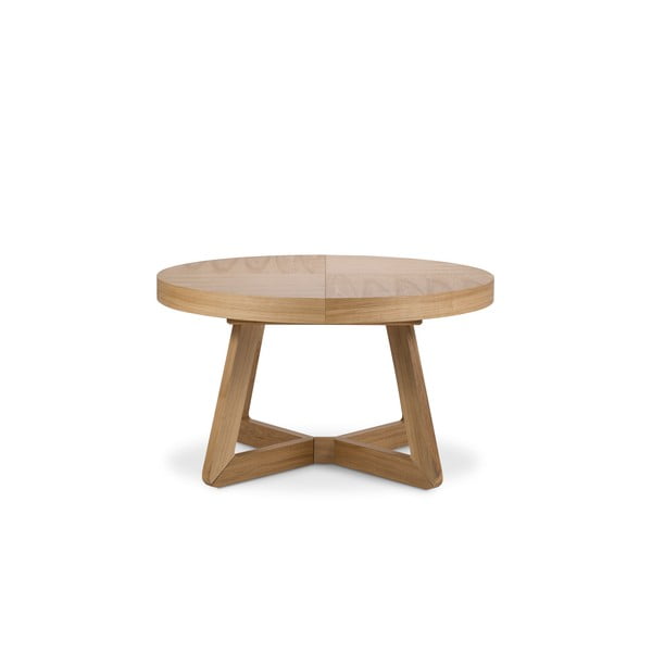 Rozkládací stůl s nohami z dubového dřeva Windsor & Co Sofas Bodil, ø 130 cm
