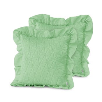 Set 2 fețe de pernă ameliahome tilia mint, 45 x 45 cm, verde
