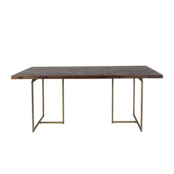 Masă cu structură din oțel dutchbone aron, 200 x 90 cm
