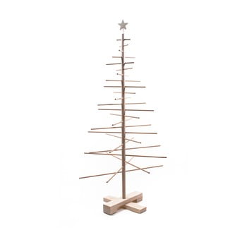 Brad din lemn pentru crăciun nature home xmas decorative tree, înălțime 125 cm