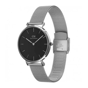 Ceas damă daniel wellington petite, ⌀ 32 mm, negru-argintiu