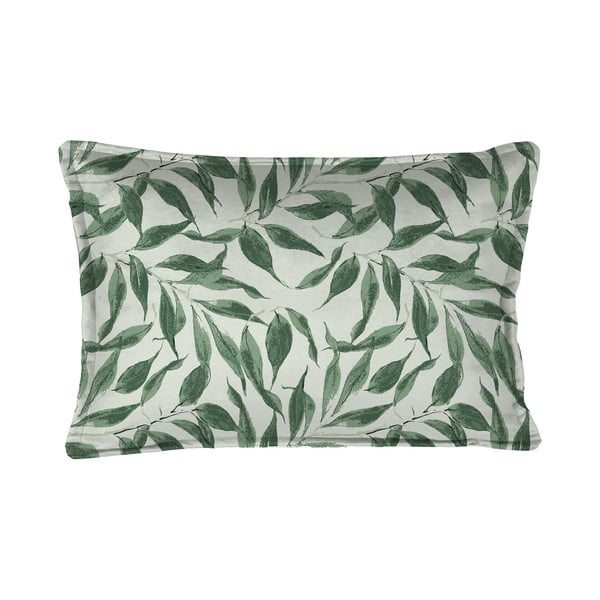 Zelený dekorativní polštář Velvet Atelier Sage Leaf, 50 x 35 cm