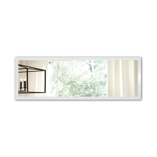Nástěnné zrcadlo s bílým rámem Oyo Concept, 105 x 40 cm