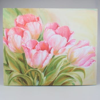 Tablou pe pânză pentru perete dakls tulips, 56 x 46 cm
