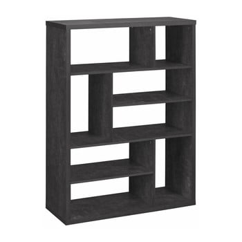 Bibliotecă støraa versaille, înălțime 120 cm, gri închis