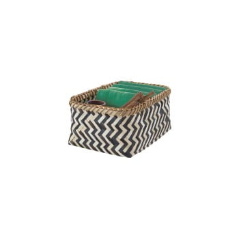 Coș depozitare compcator zebra m, 26 x 19 cm