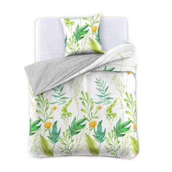 Lenjerie de pat din bumbac satinat decoking herbal, 200 x 220 cm