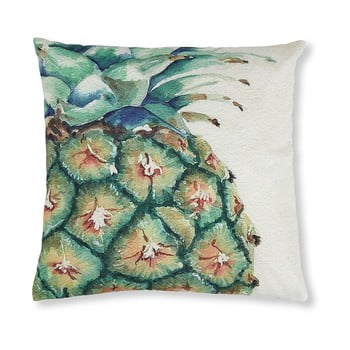 Față de pernă la forma jazzy 45 x 45 cm, verde-alb