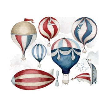 Set autocolante de perete dekornik sky, 120 x 100 cm