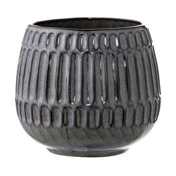 Ghiveci din gresie ceramică bloomingville artistic, albastru
