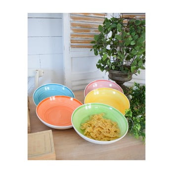 Set 10 farfurii adânci orchidea milano summer, ø 20 cm