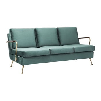 Canapea cu 3 locuri Kare Design Gamble, verde