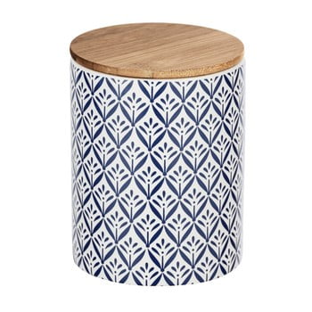 Cutie depozitare din ceramică cu capac din bambus wenko lorca, 950 ml