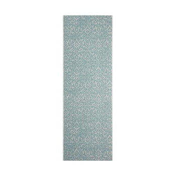 Covor potrivit pentru exterior bougari hatta, 70 x 200 cm, bej - turcoaz