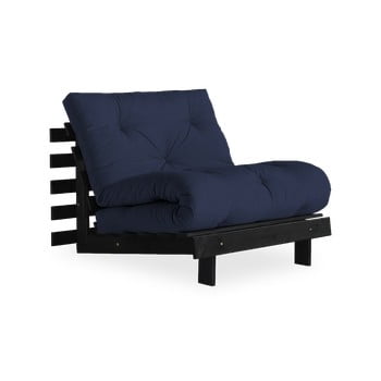 Fotoliu extensibil karup design roots black/navy, albastru închis