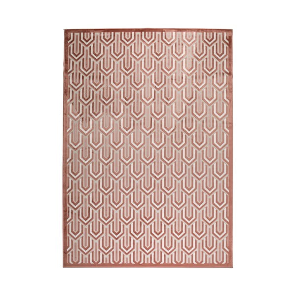 Růžový koberec Zuiver Beverly, 170 x 240 cm