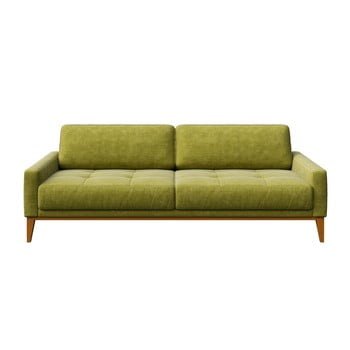 Canapea cu 3 locuri MESONICA Musso Tufted, verde