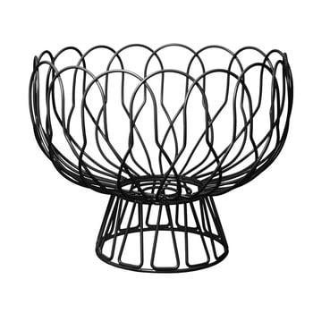 Bol de fructe pt living wired, negru