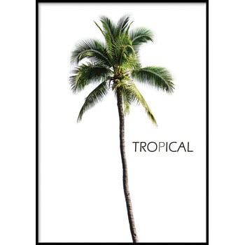 Poster cu ramă pentru perete bermuda/tropical, 40 x 50 cm