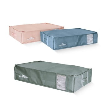Set 3 cutii de depozitare sub pat compactor color edition large
