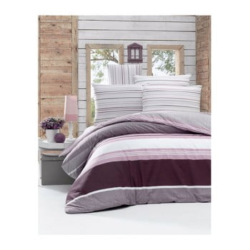 Lenjerie de pat din bumbac ranforce savoy, 140 x 200 cm, violet