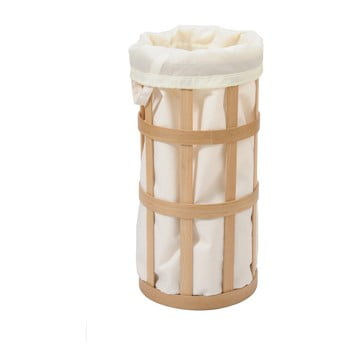 Coș de rufe wireworks cage, alb cu sac alb