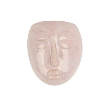 Ghiveci de perete pt living mask, 16,5 x 17,5 cm, roz