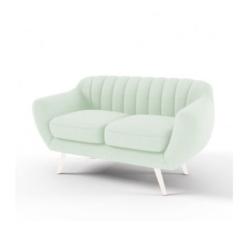 Canapea cu 2 locuri vivonita kennet, verde pastel
