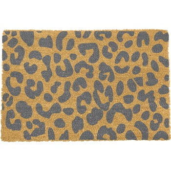 Covoraș intrare artsy doormats leopard, 40 x 60 cm, gri