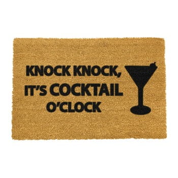 Covoraș intrare din fibre de cocos artsy doormats cocktail, 40 x 60 cm