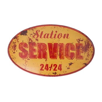 Placă metalică antic line service