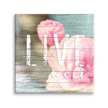 Tablou styler canvas dreams live, 32 x 32 cm