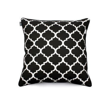 Față de pernă alb - negru welovebeds clover, 60 x 60 cm
