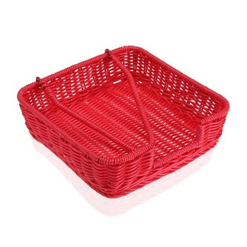 Coș pentru șervețele din hârtie versa wonda, 20 x 20 cm, roșu