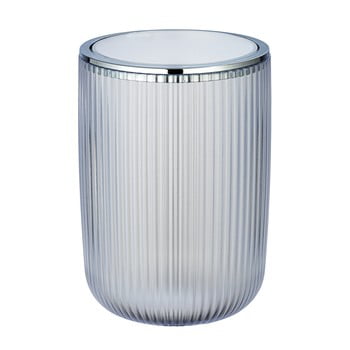 Coș de gunoi wenko acropoli, 5,5 l, alb argintiu