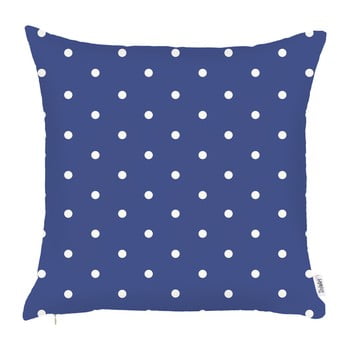 Față de pernă apolena little dots, 43 x 43 cm, albastru