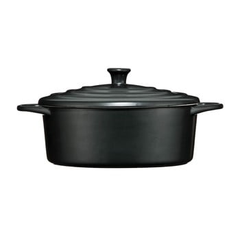 Oală din ceramică premier housewares, 2,5 l, negru
